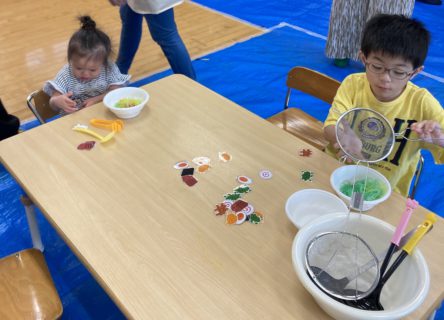 夏季親子保育がありました